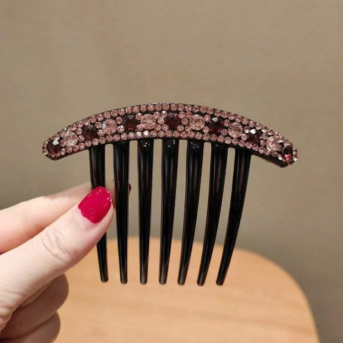 Wholesale Diamond Flower Hairpin Comb Hair Ponytail Clip