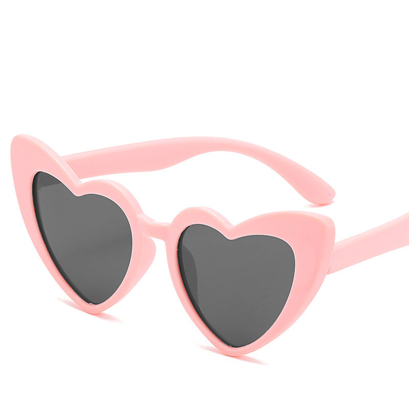 Wholesale PC Children's Peach Heart UV Protection Sunglasses