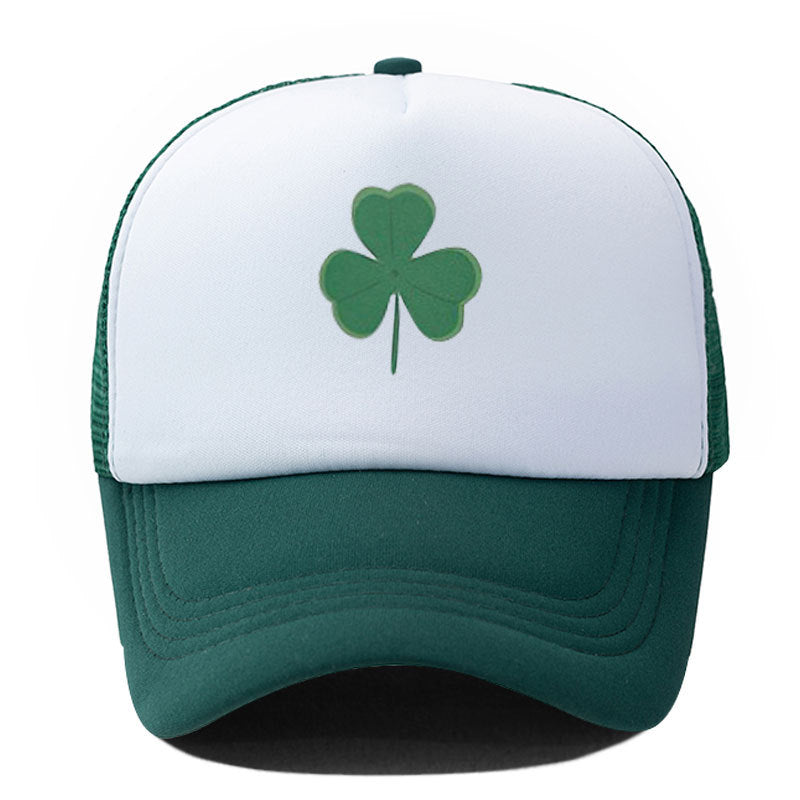 Wholesale Couples Irish Festival Clover Baseball Mesh Cap