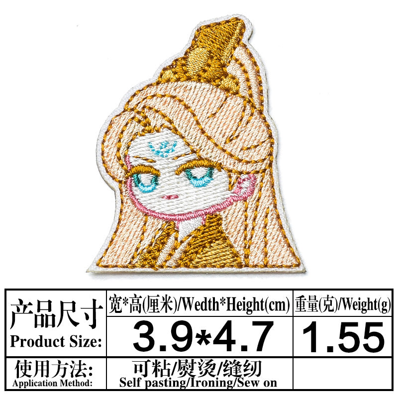 Wholesale Trendy Embroidered Felt Patches Self Adhesive For Clothing Jeans Repair Boutique Resale