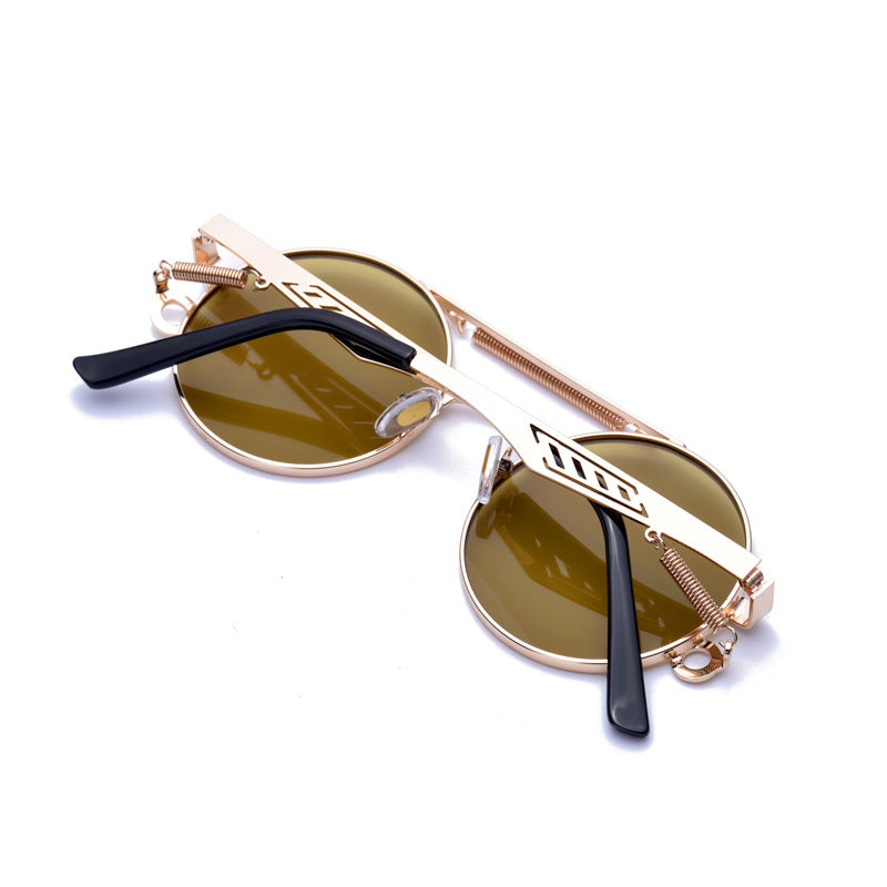 Wholesale Personalized Metal Spring PC Sunglasses