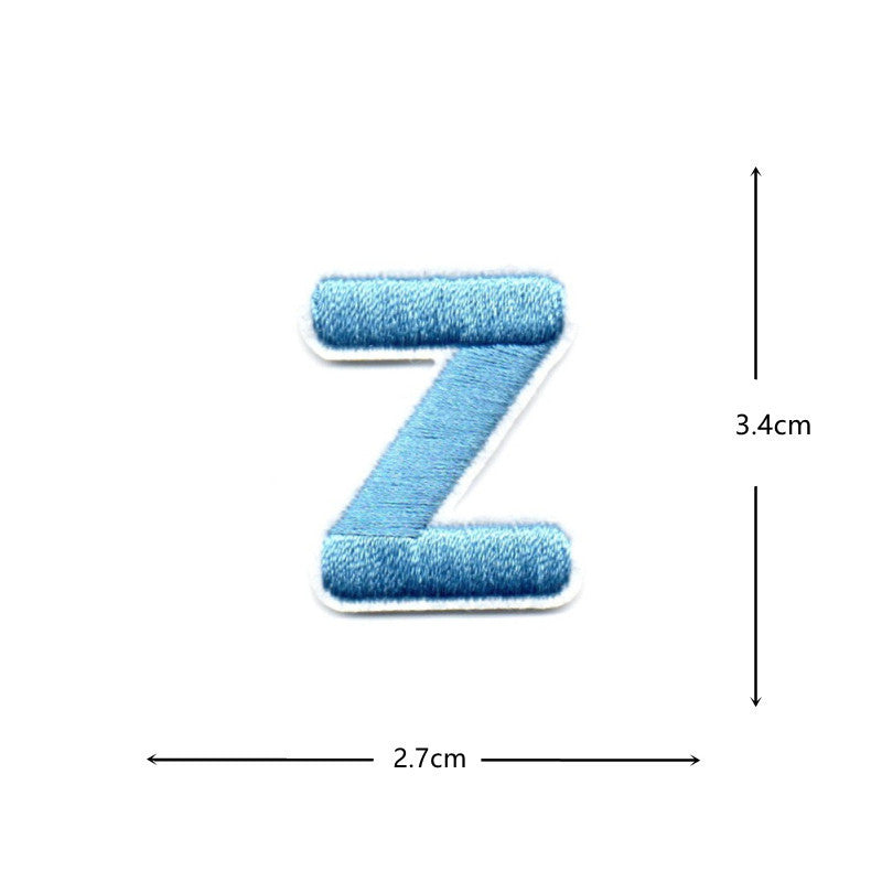 Wholesale Colorful numeric and English letters DIY Patches