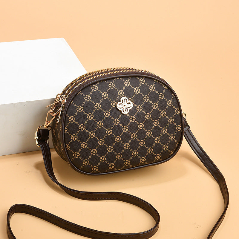 Wholesale Versatile Fashion Crossbody Bag Soft Leather Three-Layer Shoulder Bag