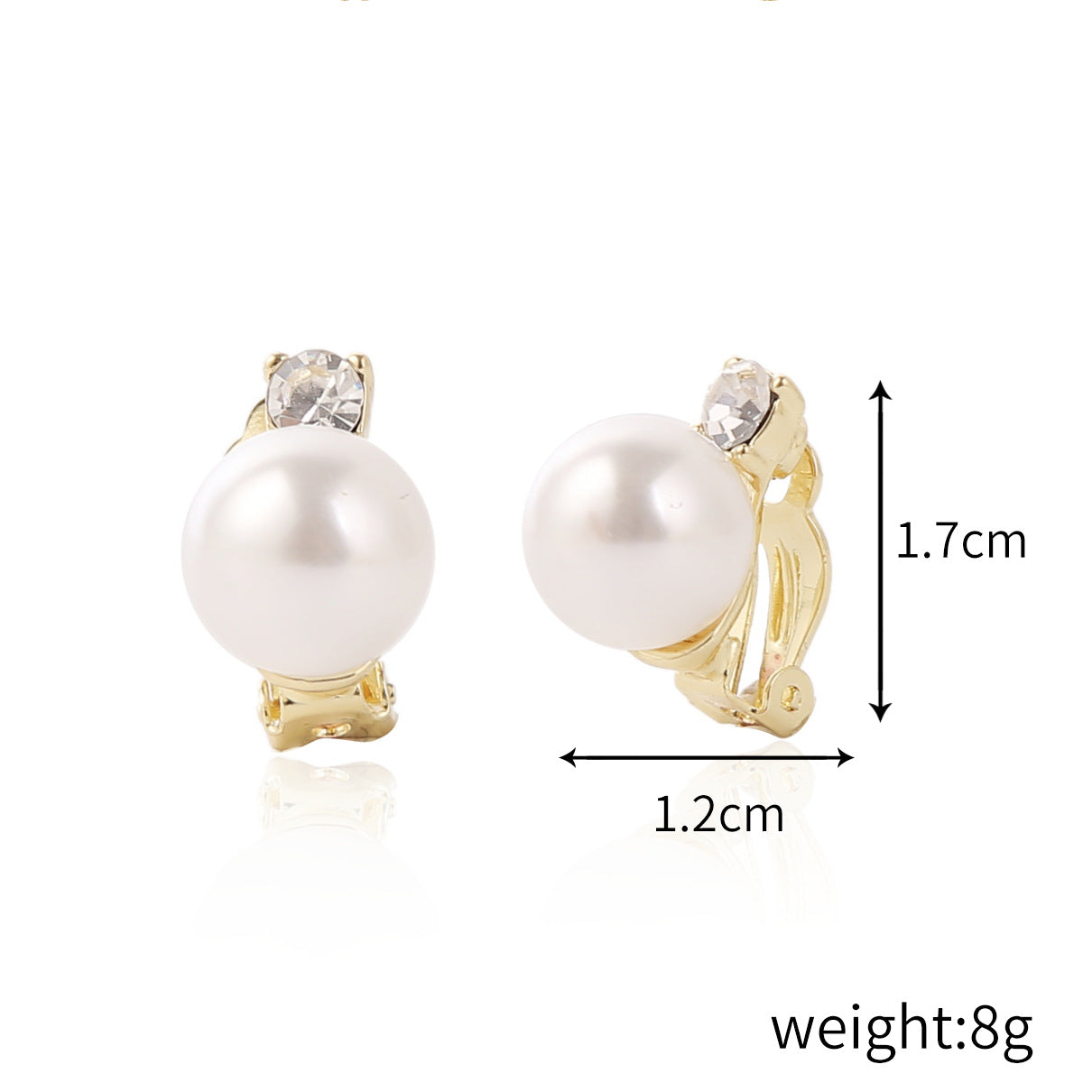 Wholesale Pearl Simple Ear Bone Clip No Ear Piercing High-end Pearl Ear Clip