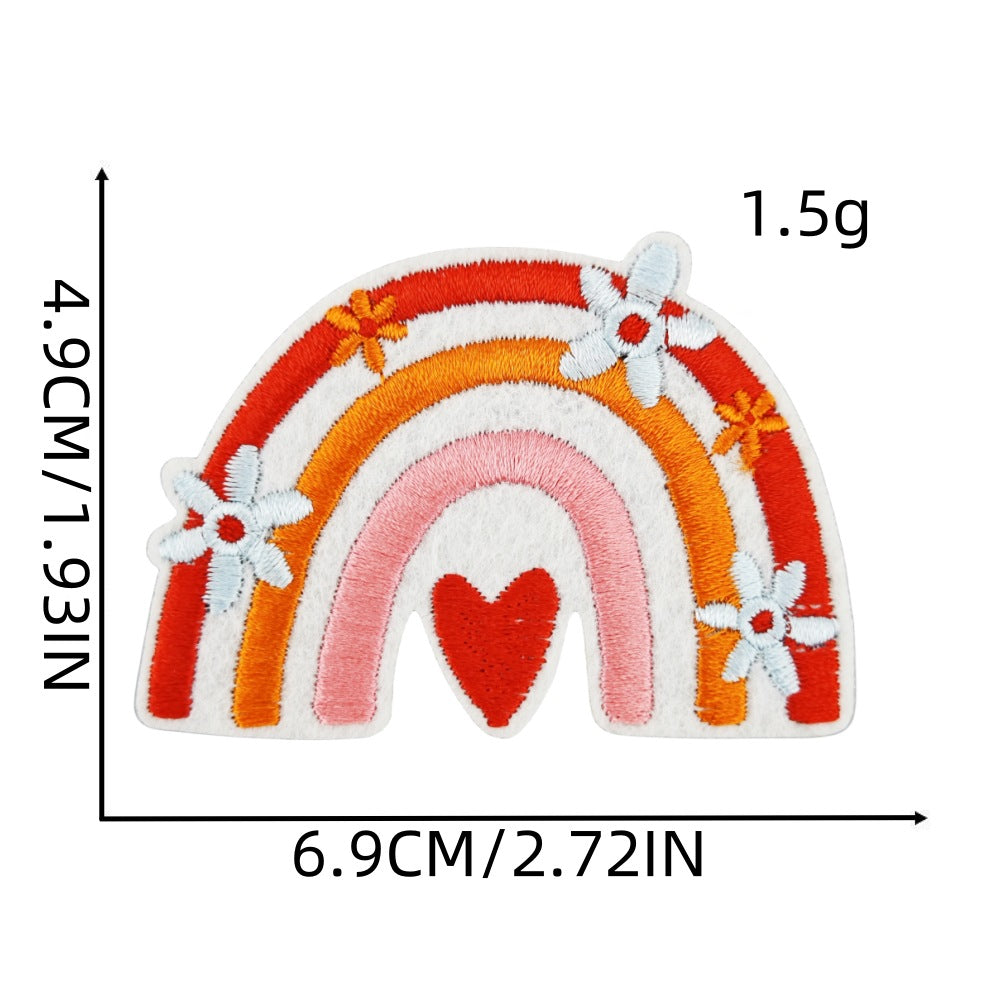 Wholesale Trendy Embroidered Hippie Patch Decorative Accent For Bags DIY Craft Supply Resale