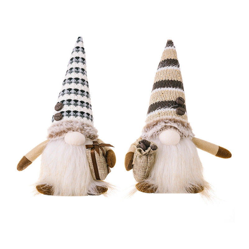 Wholesale New Lamp Coffee Dwarf Faceless Doll Ornament