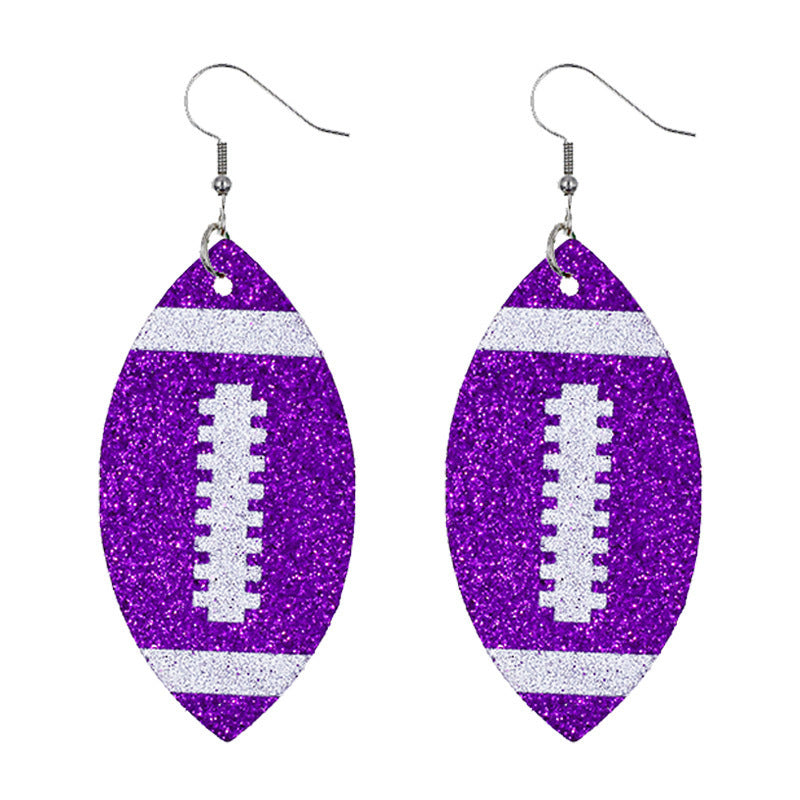 Wholesale iridescent sequined bow earrings