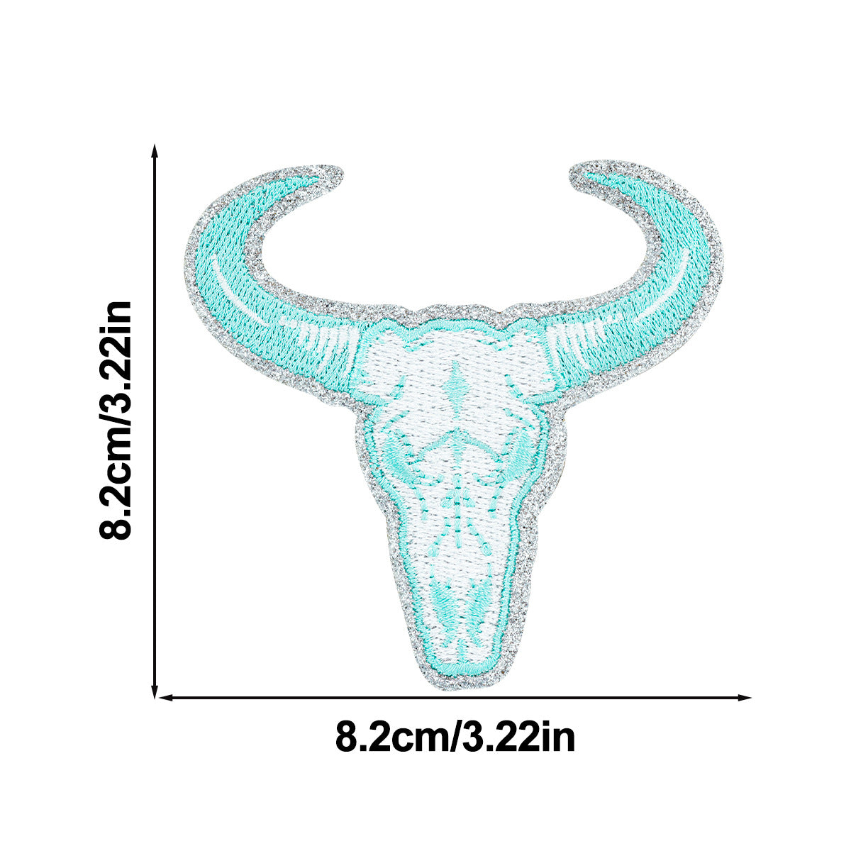 Wholesale Vintage Bull Skull Embroidered Patch