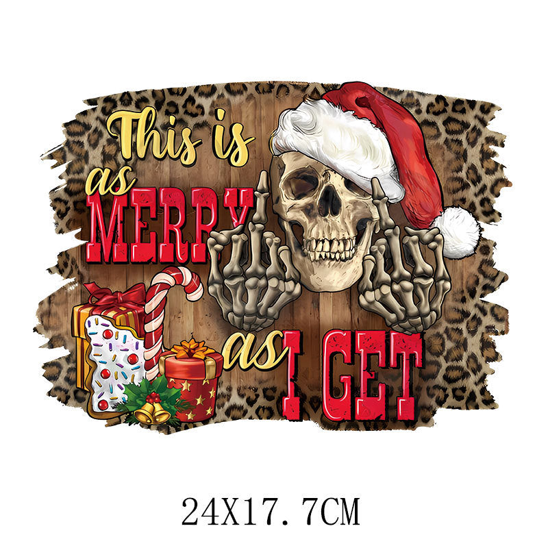 Wholesale Christmas heat transfer stickers   UV DTF Ready to Press Transfers Wraps