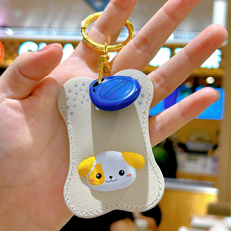 Wholesale Creative Small Animal Access Card Sets, Leather Keychains