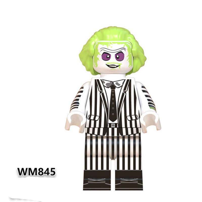 Wholesale assembly building blocks horror figure assembly children' s toys