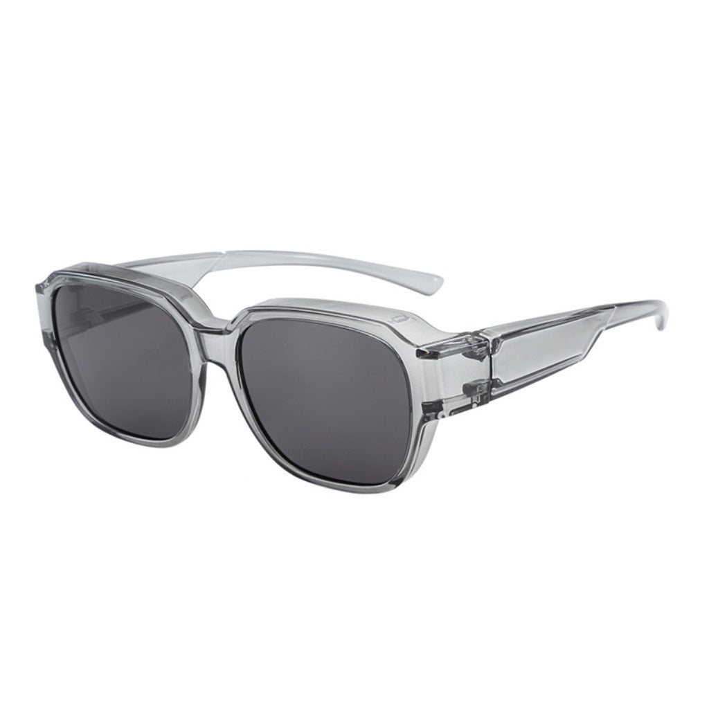 Wholesale New  large frame polarized glasses myopia sunglasses men's driving driver summer sunscreen sunglasses women's