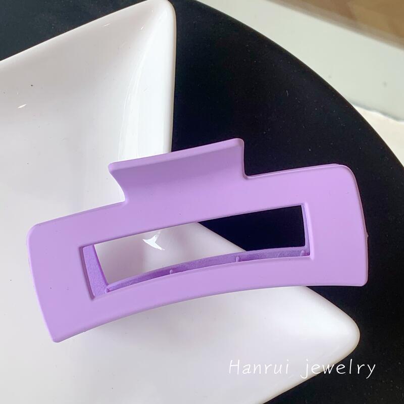 Wholesale Back Head Square Frosted Large Women's Elegant Bath Hair Clip