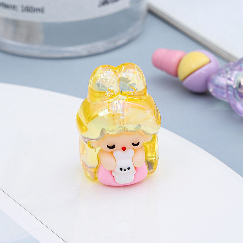 Wholesale 10pcs Colorful Cute Rabbit Cat Conch Acrylic Beads