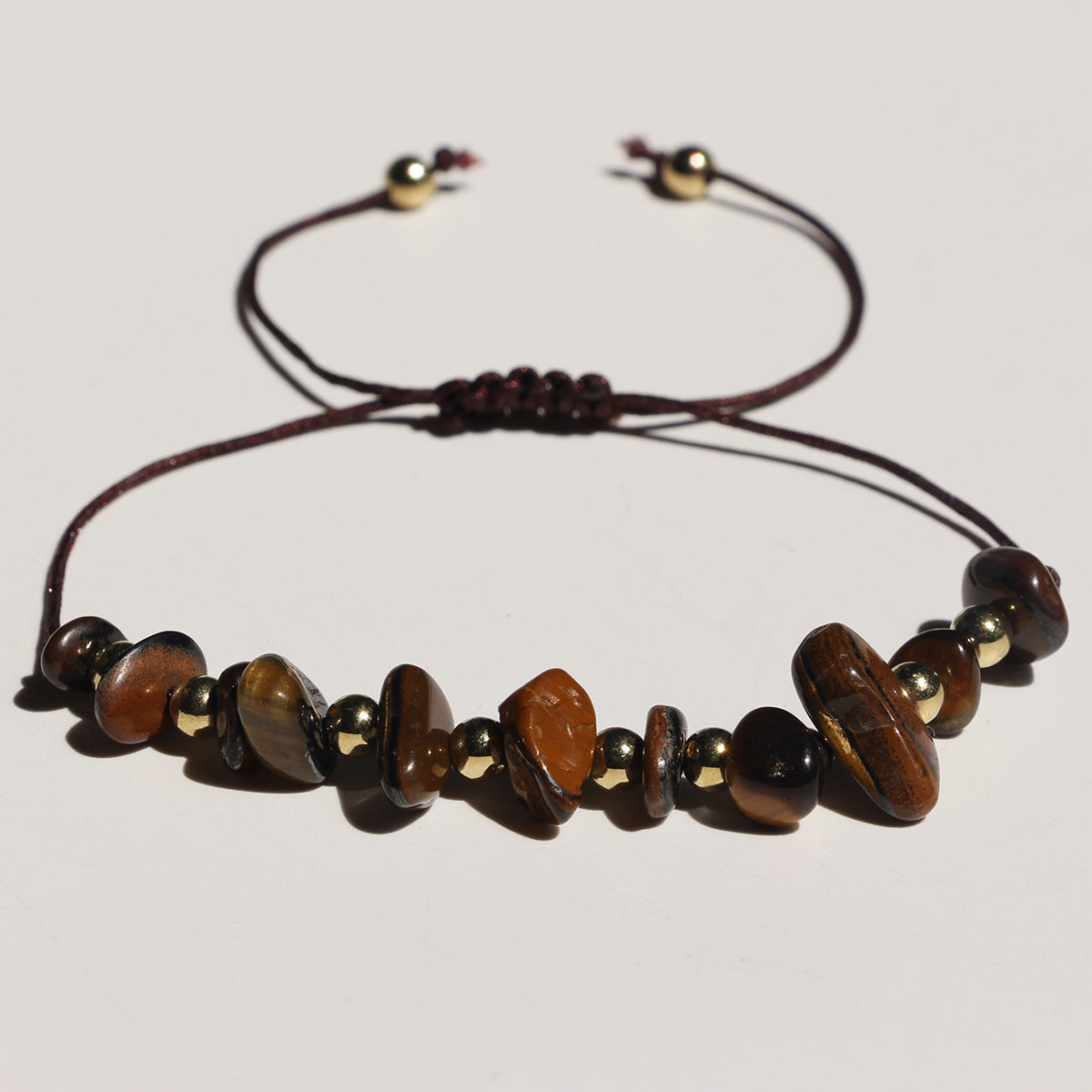 Wholesale fashion hand-woven irregular gravel beaded crystal bracelet