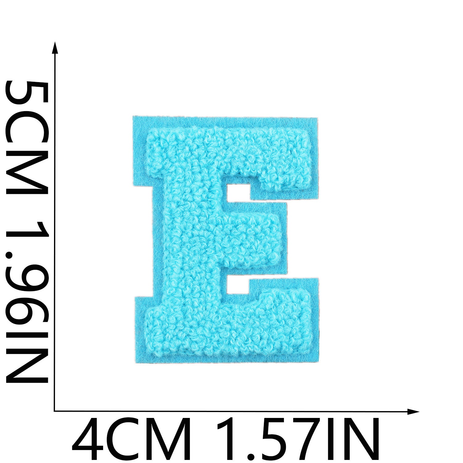 Wholesale Embroidered fabric patch hat and bag decoration A-Z English letter  DIY Patches