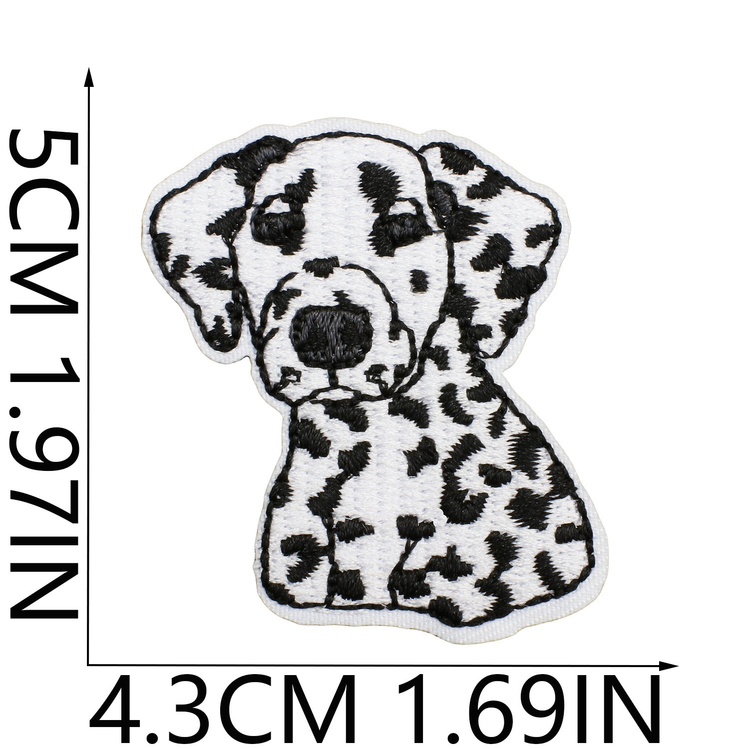 Wholesale Fashion Animal Print Embroidered Patches Polyester Clothing Decorative Accent Trendy Resale Accessory