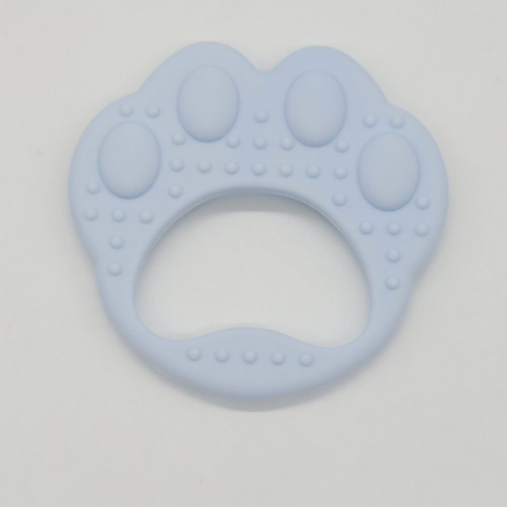 Wholesale Baby Food Grade Boilable Bear Paw Silicone Teether