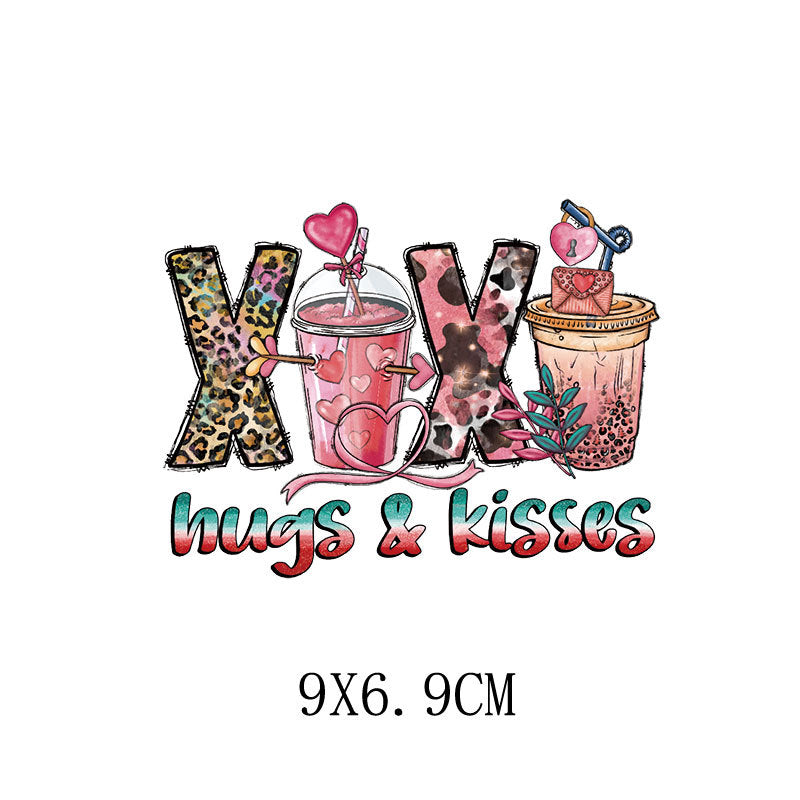 Wholesale Romantic Valentine' s Day Heat Transfer   UV DTF Ready to Press Transfers Wraps