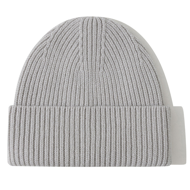 Wholesale Thick Pure Wool Beanie Winter Hat