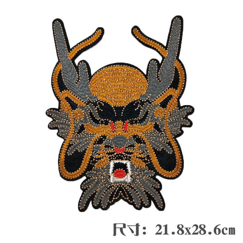 Wholesale Large punk style clothing embroidery DIY Patches