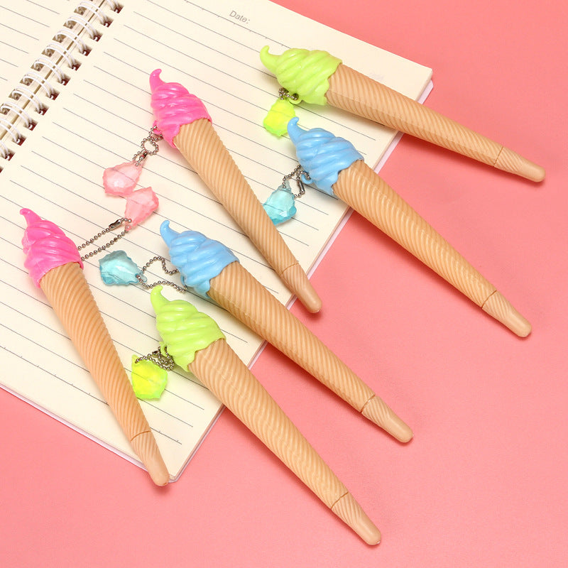 Wholesale Plastic Ice Cream Gel Pen