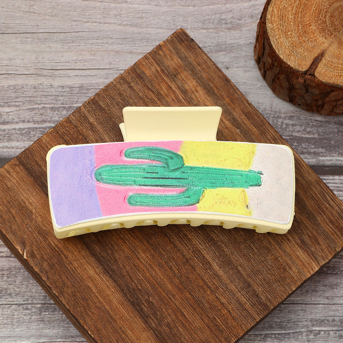 Wholesale Western Wind Cactus English Letter Leather Hairpin Amazon