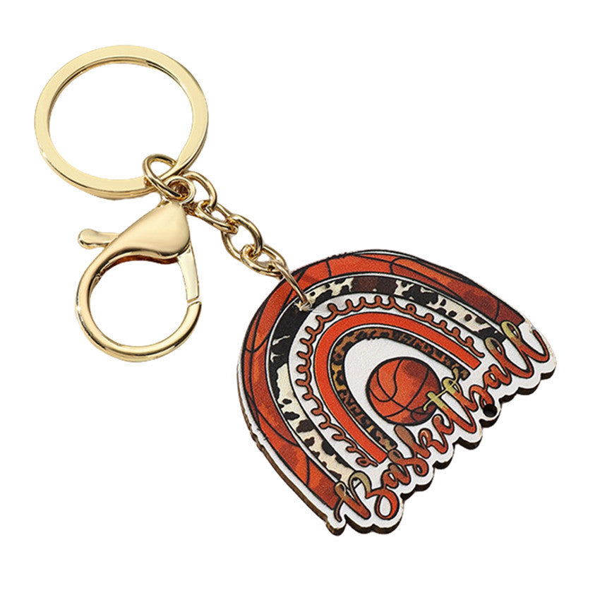 Wholesale Sports, Basketball, Football, Rugby, Baseball, Wooden Keychain