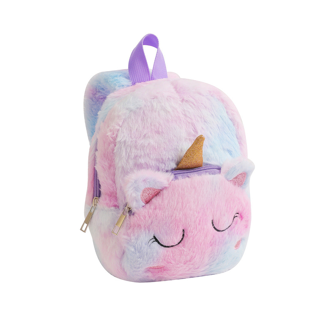 Wholesale Unicorn Plush Big Eyes Cartoon Backpack