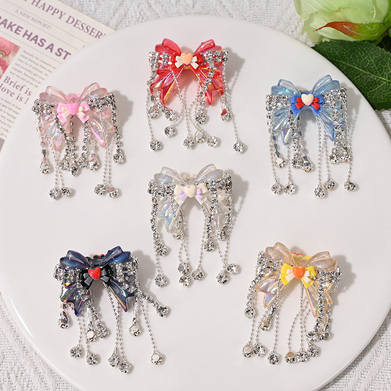 Wholesale 10pcs/pack Bow Tassel Loose Beads