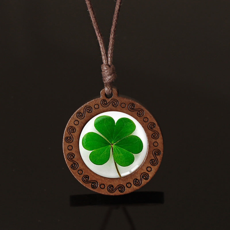 Wholesale  Lucky Four-Leaf Clover Pendant  Necklace