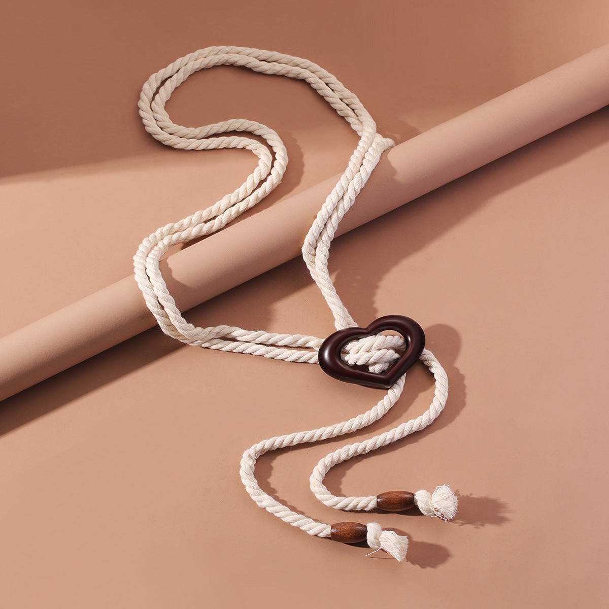 Wholesale Women's Versatile Dress Accessories Waist Rope Bohemian Braided Hemp Rope Waist Chain Thin Belt