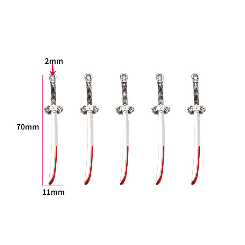 Wholesale 10pcs  Jewelry Accessories 20 Anime Weapons Decorations