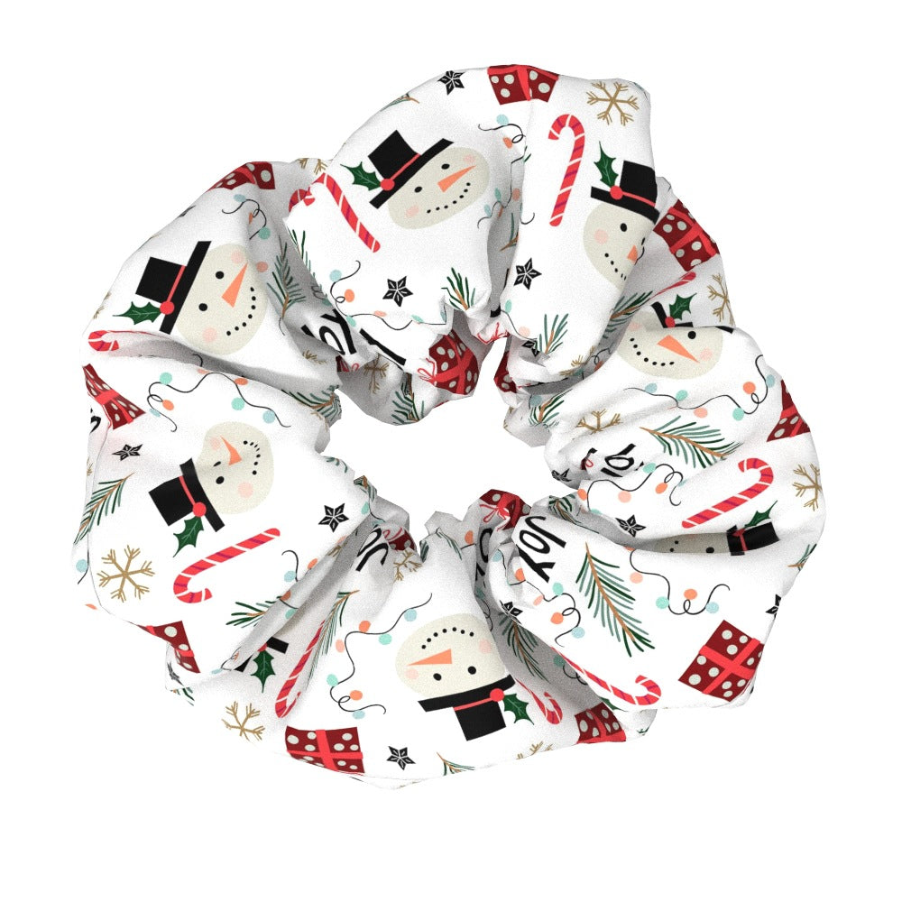 Wholesale Christmas Large Intestine Fabric Hair Ties