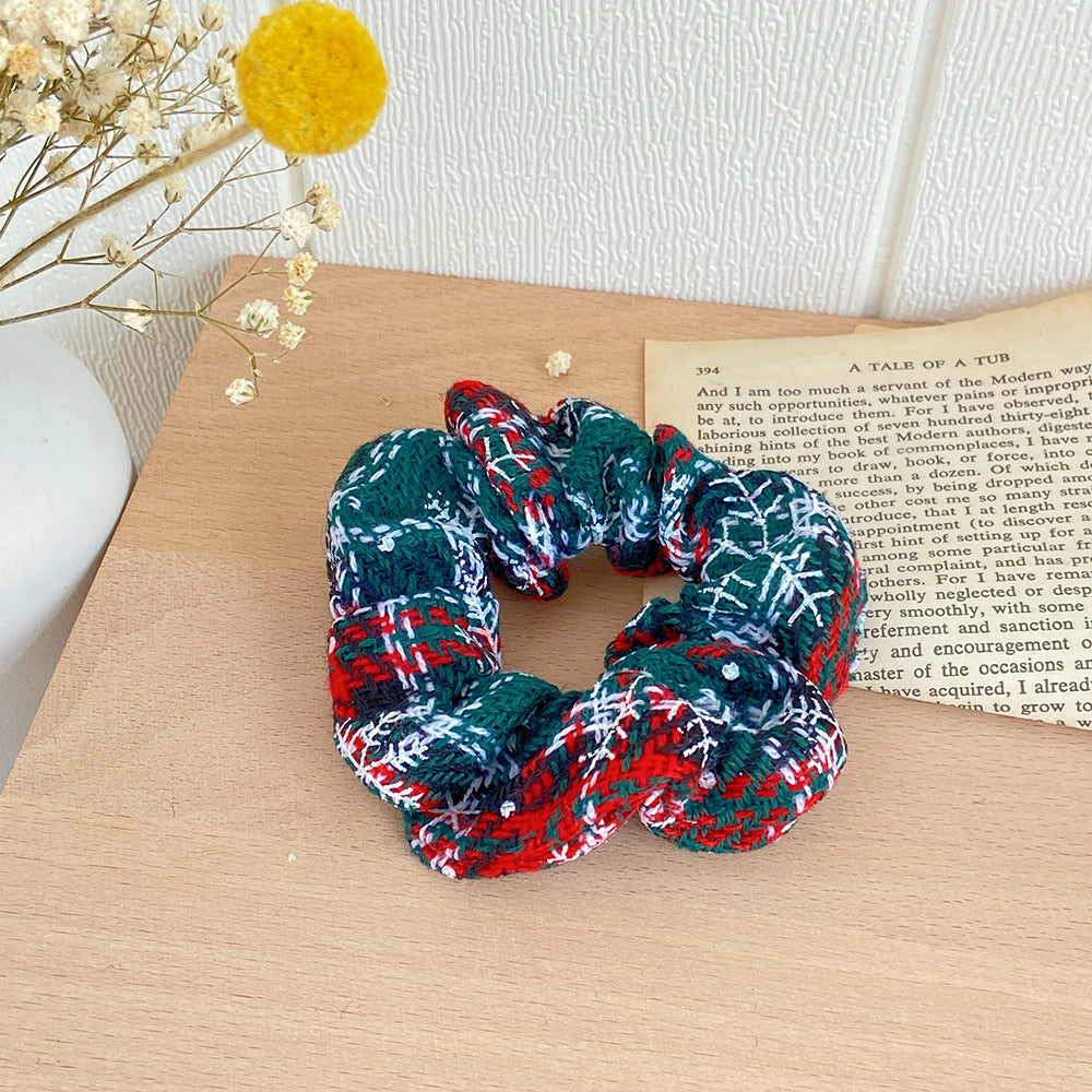 Wholesale Christmas Autumn/Winter Fabric Hair Scrunchies