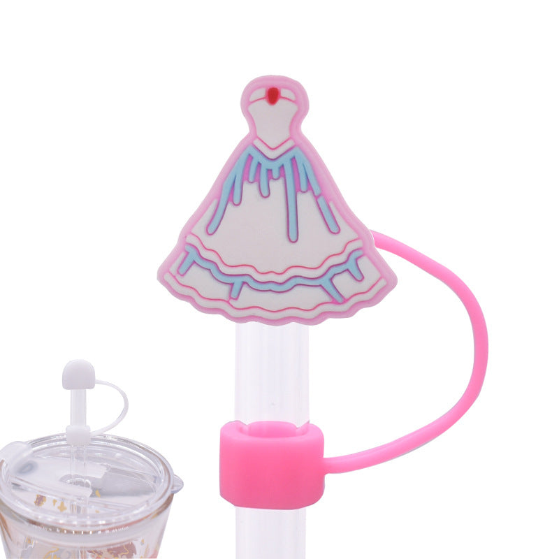 Wholesale Random 100pcs 10MM Pink Dust Plug Straw Hat Creative DIY Straw Accessories