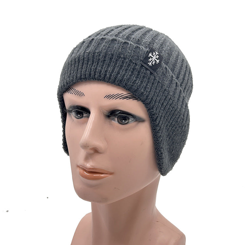 Wholesale Winter Ear Protection Plus Fleece Knitted Hat