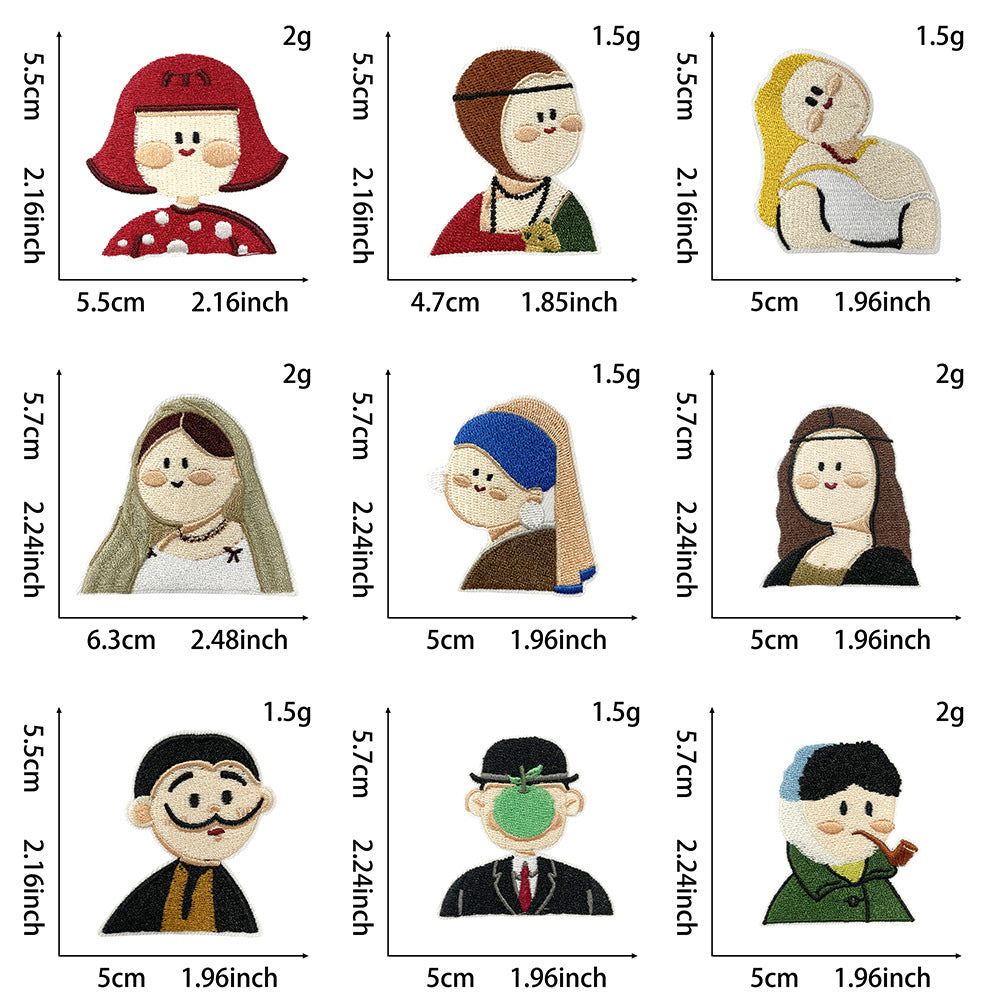 Wholesale  Cartoon Characters Embroidered Cloth DIY Patches