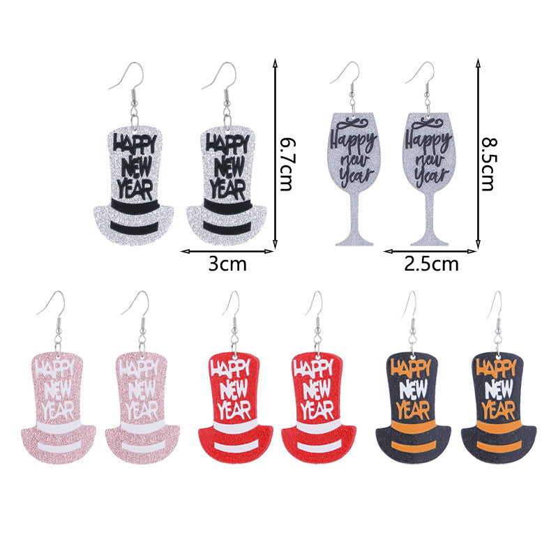 Wholesale fireworks 2026 sparkling Acrylic Earrings