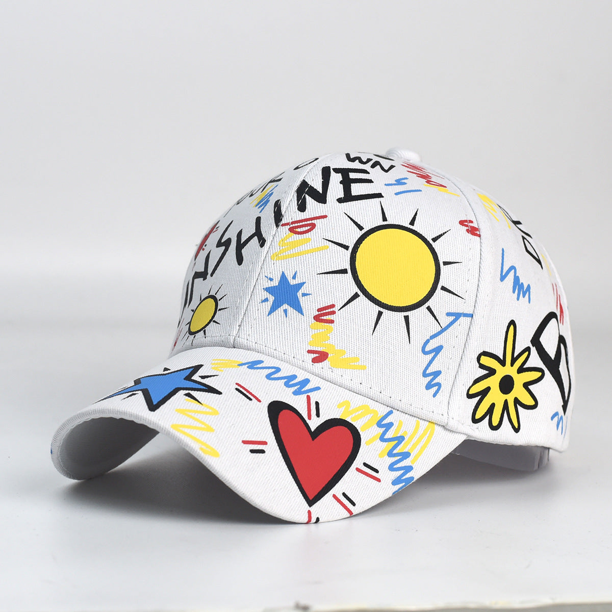 Wholesale Printed Trendy Personalized Graffiti Hip-hop Baseball Cap
