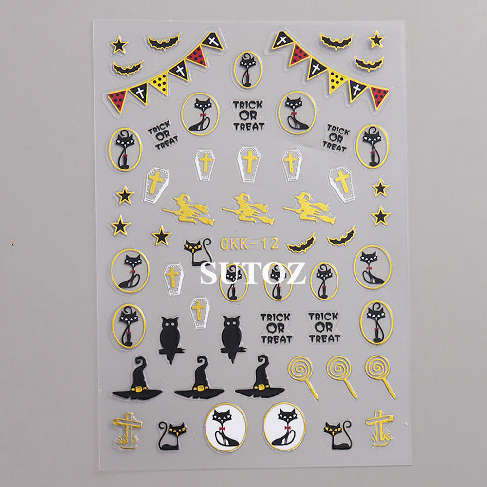 Wholesale DIY Wraps For Craft Gilded  Nail Art Stickers