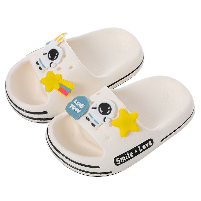 Wholesale Kids Indoor Non-slip Cool Slippers