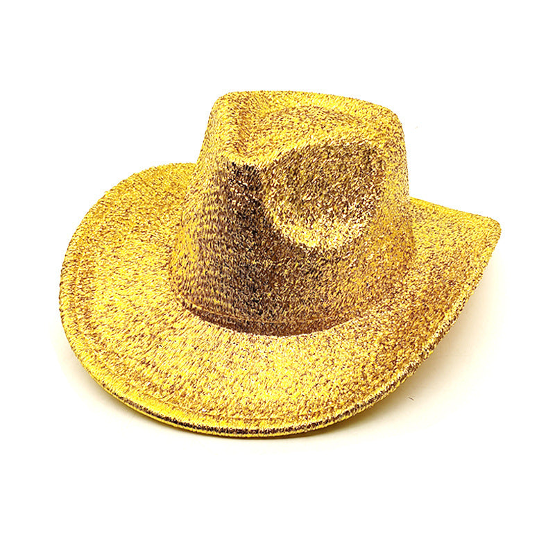 Wholesale Lace and Gold Wire Western Cowboy Hat