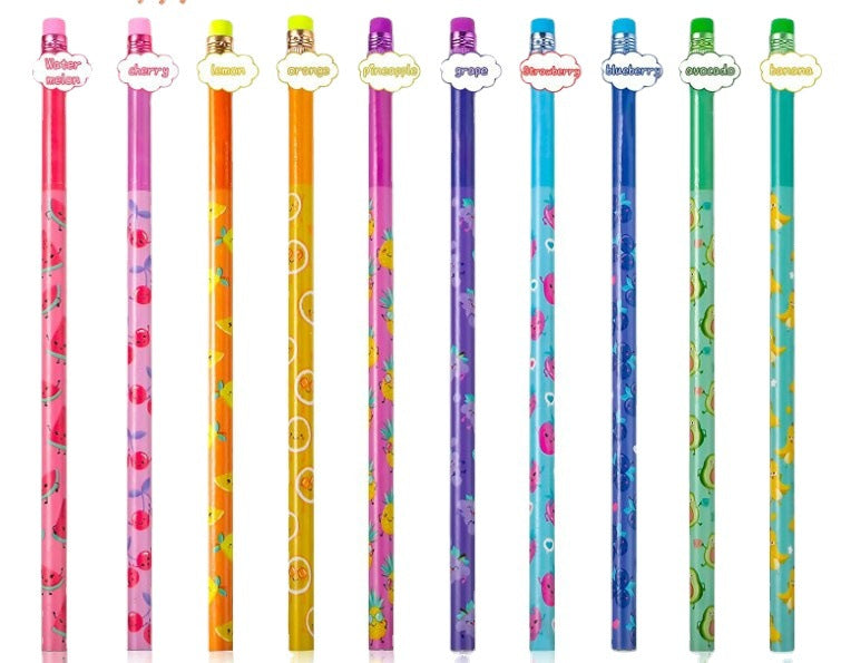 Wholesale 300pcs Fruit Cartoon Wooden Pencil