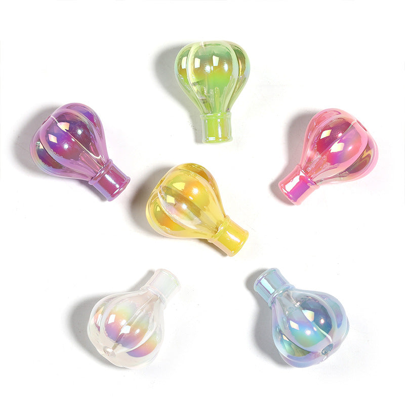 Wholesale 50pcs Gradient Butterfly Hot Air Balloon Acrylic Beads