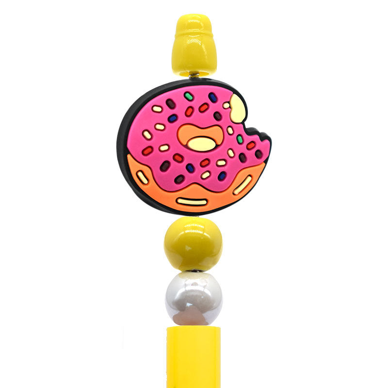 Wholesale  Random 100pcs Cartoon Food Donuts Cute Resin  Beads Focal Beads