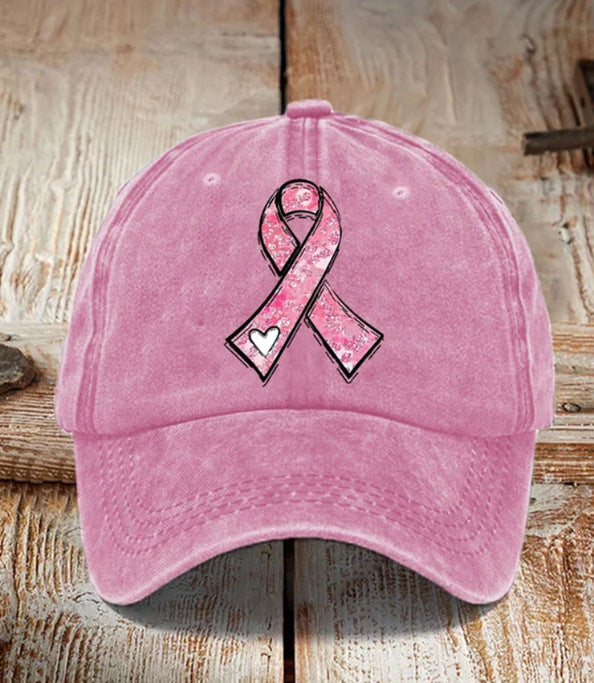 Wholesale Distressed Washed Cotton Distressed Printed Soft-capped Baseball Cap