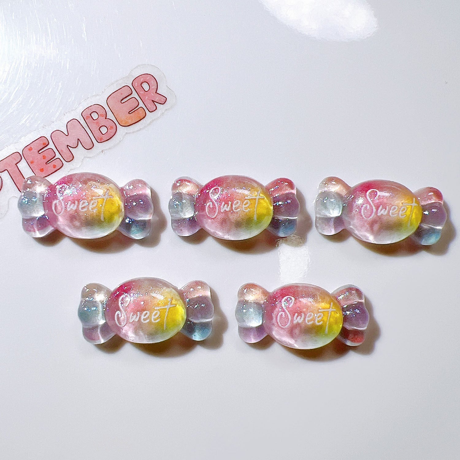 Wholesale 20pcs/pack Resin accessories DIY accessories cream glue hair accessories