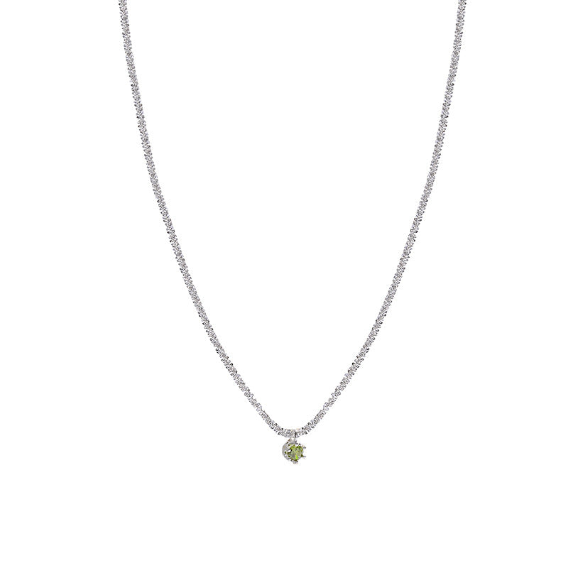 Wholesale 2023 Zircon Sparkling Baby's Breath Star Necklaces