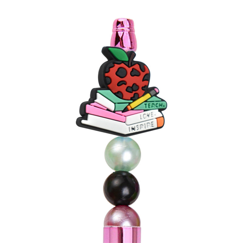 Wholesale Random 100pcs/pack DIY School Season Ballpoint Pen Beaded